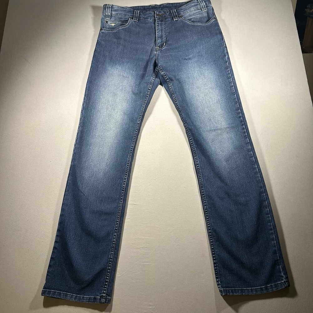 R.M. Williams Jeans Men's 36x34 Straight Leg Medium Wash Western Denim Cowboy